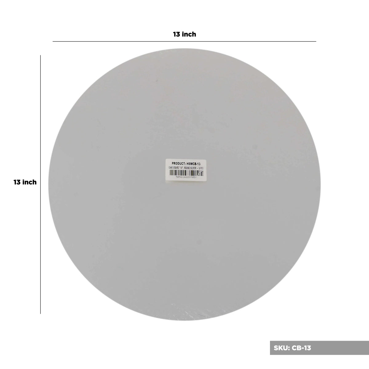 Silver Round Cake Board - hotpackwebstore.com - Cake Boards