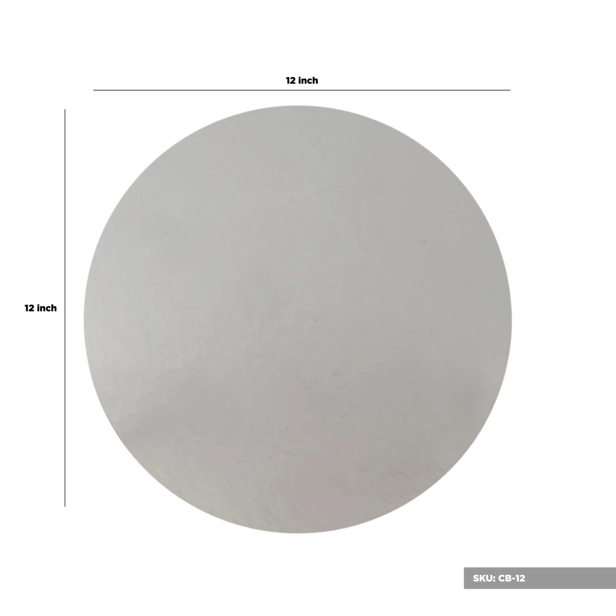 Silver Round Cake Board - hotpackwebstore.com - Cake Boards