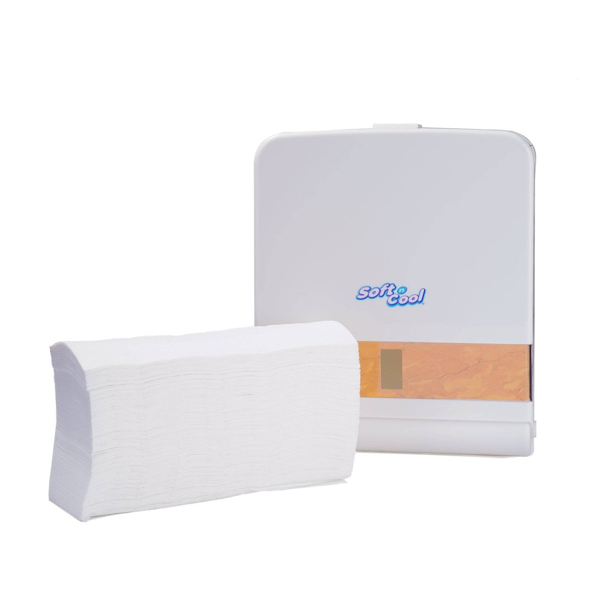 Soft N Cool C - Fold Tissue 2400 Pieces with Dispenser - hotpackwebstore.com - C - Fold Tissue