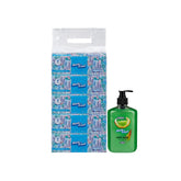 Soft n Cool Facial Tissue Nylon Pack 200 Sheets x 2 ply + 500 ml Soft n Cool Liquid Hand Wash 28th Anniversary Combo - hotpackwebstore.com - Combo Packs