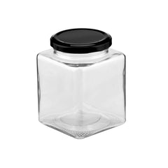 Square Glass Jar - hotpackwebstore.com - Glass Jars