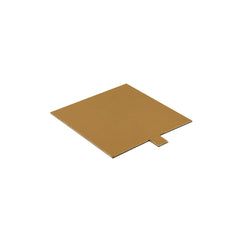 Square Gold Single Cake Piece Board 100 Pieces - hotpackwebstore.com - Cake Boards