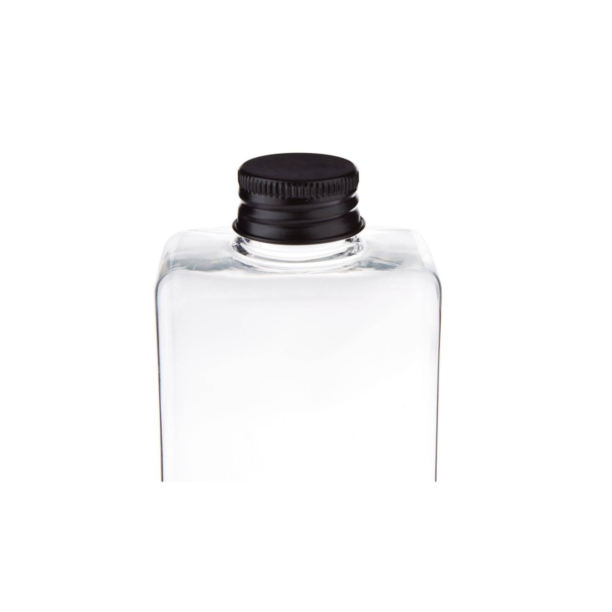 Square Shaped Plastic Juice Bottle With Cap 10 Pieces - hotpackwebstore.com - Juice Bottles