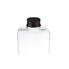 Square Shaped Plastic Juice Bottle With Cap 10 Pieces - hotpackwebstore.com - Juice Bottles