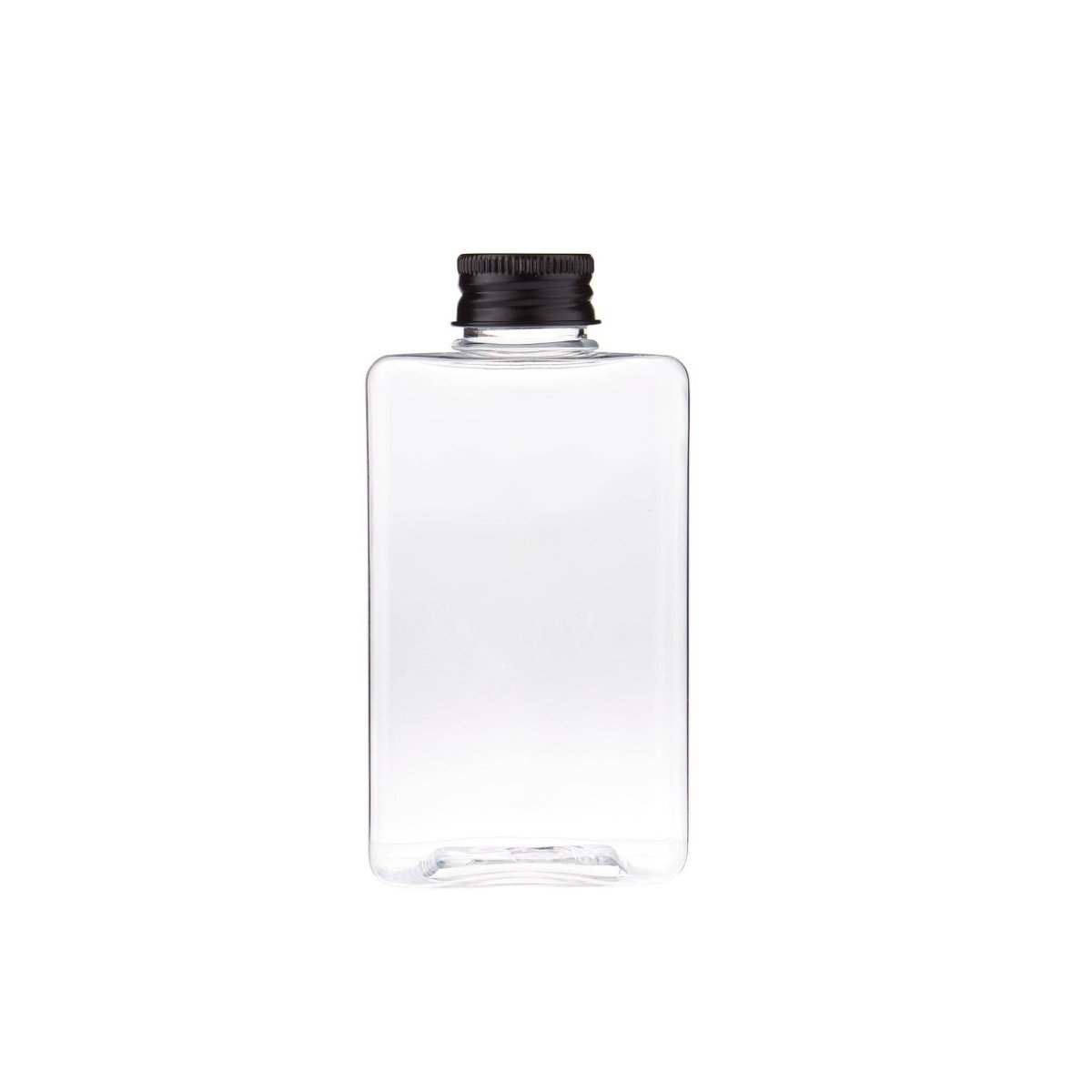 Square Shaped Plastic Juice Bottle With Cap 10 Pieces - hotpackwebstore.com - Juice Bottles