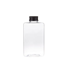 Square Shaped Plastic Juice Bottle With Cap 10 Pieces - hotpackwebstore.com - Juice Bottles