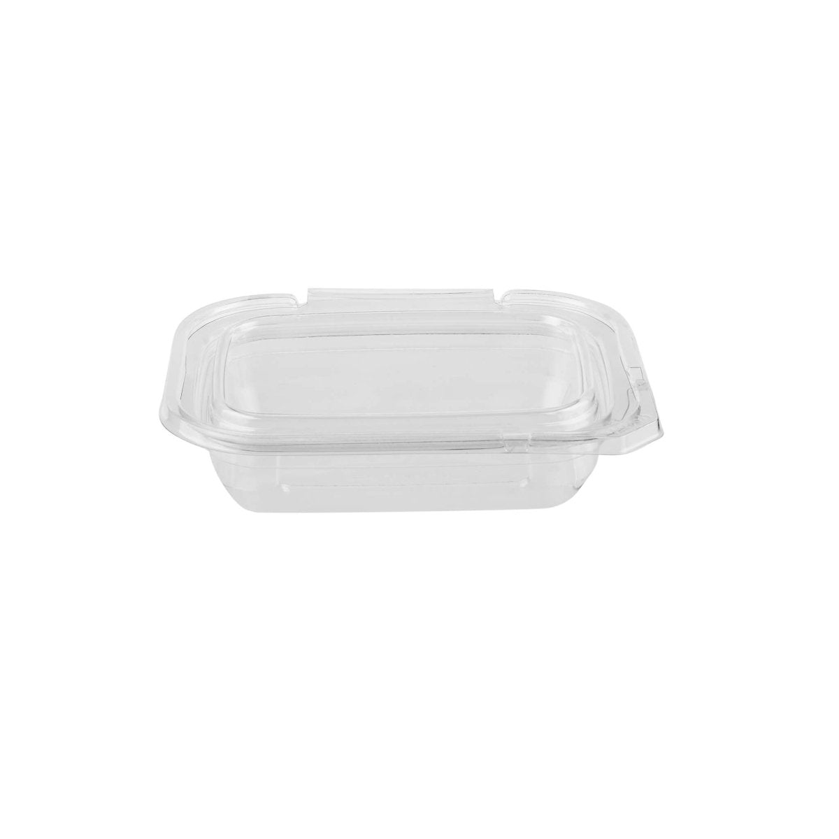 Tamper Evident Square Clear Pet Container - hotpackwebstore.com - Tamper Evident Containers