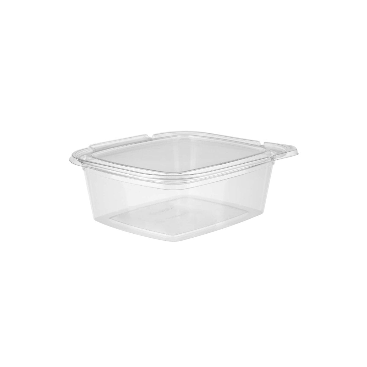 Tamper Evident Square Clear Pet Container - hotpackwebstore.com - Tamper Evident Containers