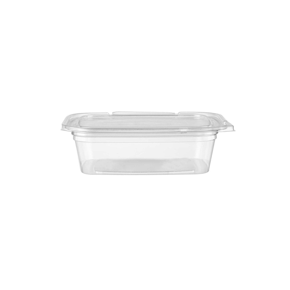 Tamper Evident Square Clear Pet Container - hotpackwebstore.com - Tamper Evident Containers