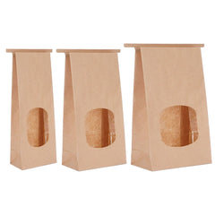 Tin - Tie Bag With Window 500 Pieces - hotpackwebstore.com - Tin - Tie Bags
