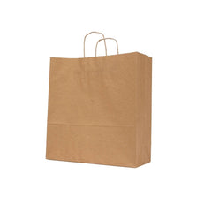 Twisted Handle Kraft Brown Paper Bag 25 Pieces - hotpackwebstore.com - Twisted Handle Paper Bags