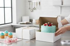 White Cake Box