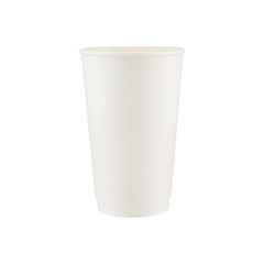 White Double Wall Paper Cups - hotpackwebstore.com