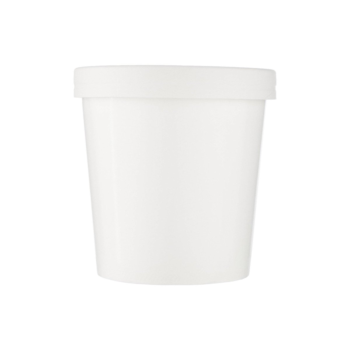 White Paper Noodle Bowl with Paper Lid - hotpackwebstore.com - Noodle Bowls