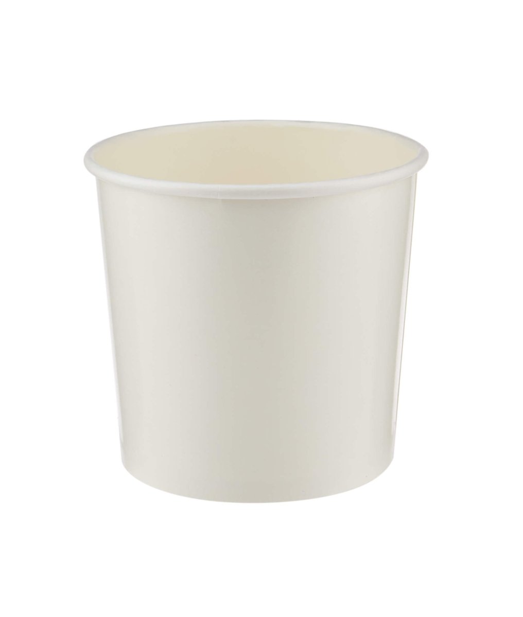 White Paper Noodle Bowl with Paper Lid - hotpackwebstore.com - Noodle Bowls