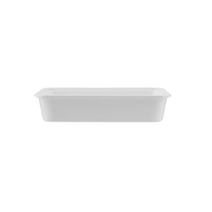 White Rectangle Microwave Container - hotpackwebstore.com - Microwavable Containers