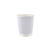 White Ripple Paper Cups - hotpackwebstore.com - Ripple Paper Cups