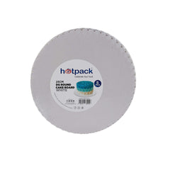 White Round Cake Board 5 Pieces - hotpackwebstore.com - Baking & Decoration