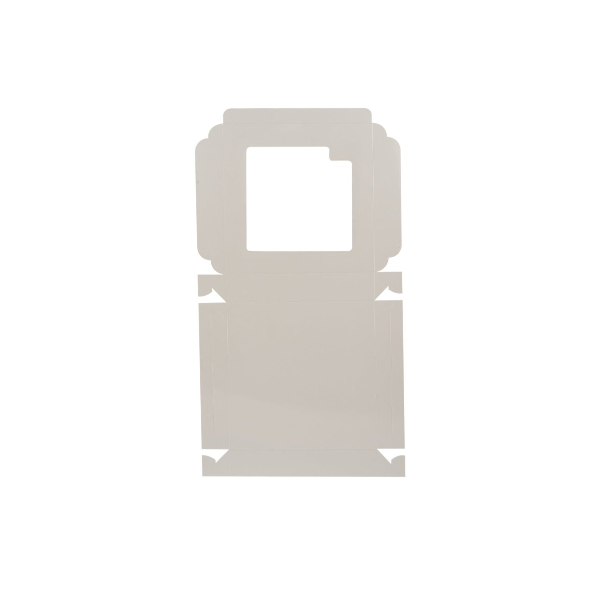 White Sweet Box with Window - hotpackwebstore.com - Baking & Decoration