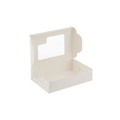 White Sweet Box with Window - hotpackwebstore.com - Baking & Decoration
