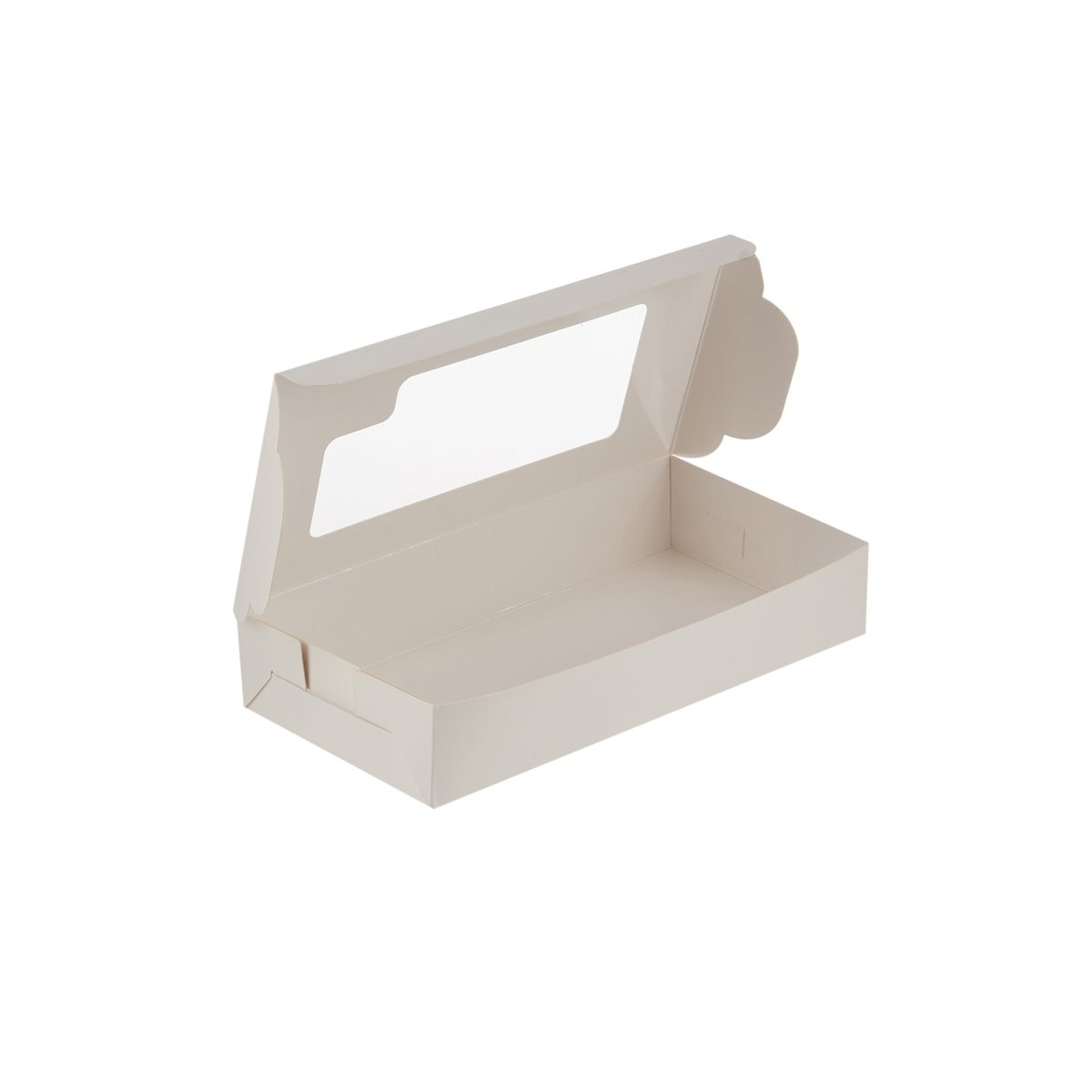 White Sweet Box with Window - hotpackwebstore.com - Baking & Decoration