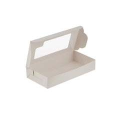White Sweet Box with Window - hotpackwebstore.com - Baking & Decoration