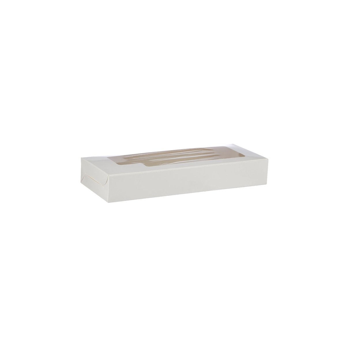 White Sweet Box with Window - hotpackwebstore.com - Baking & Decoration