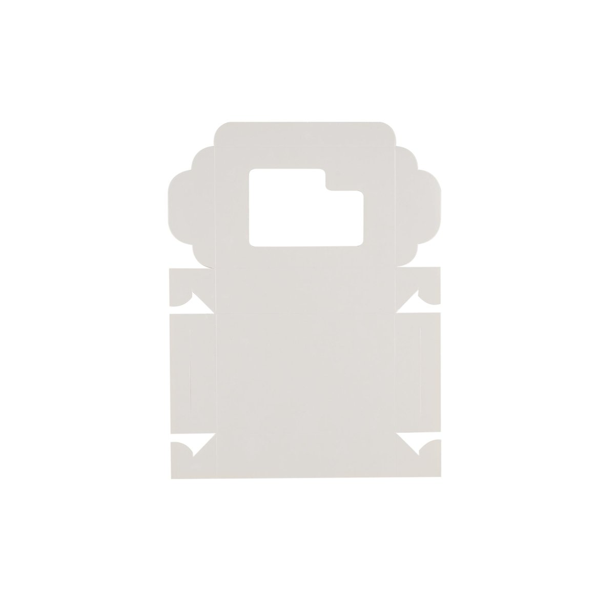 White Sweet Box with Window - hotpackwebstore.com - Baking & Decoration