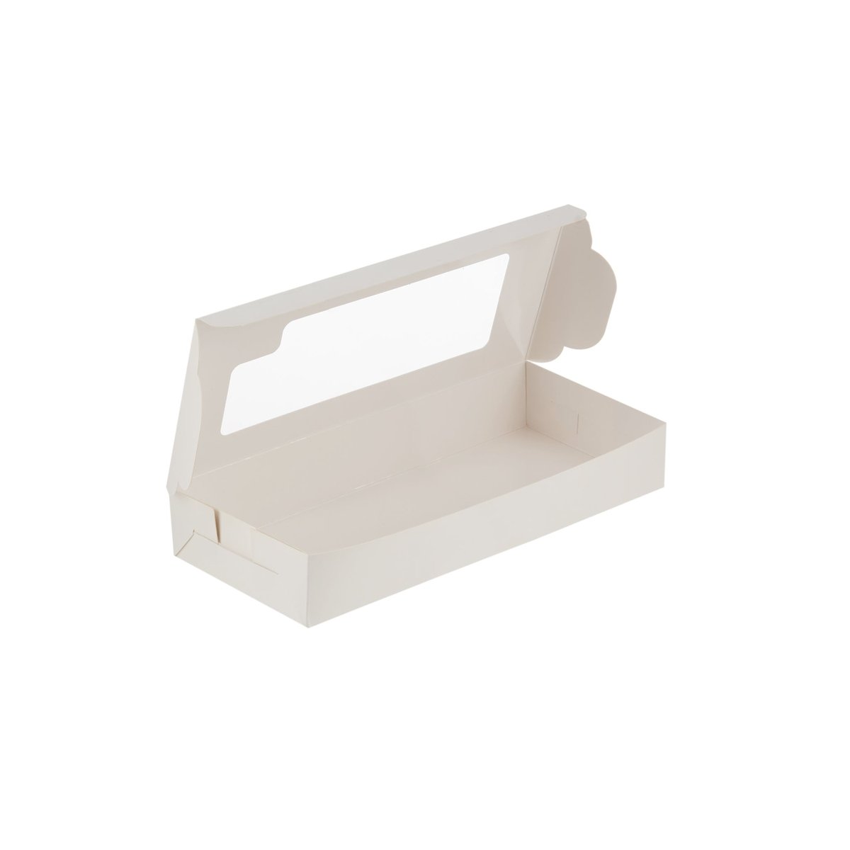 White Sweet Box with Window - hotpackwebstore.com - Baking & Decoration