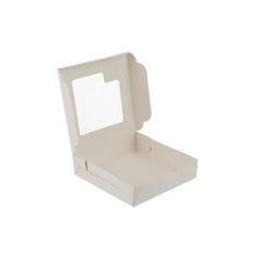 White Sweet Box with Window - hotpackwebstore.com - Baking & Decoration
