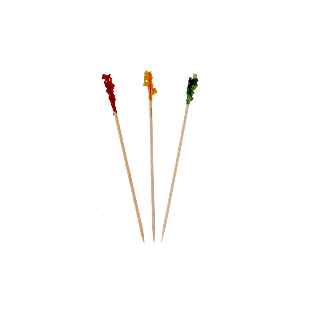 Wooden Frill Picks 10 cm - hotpackwebstore.com - Wooden Products