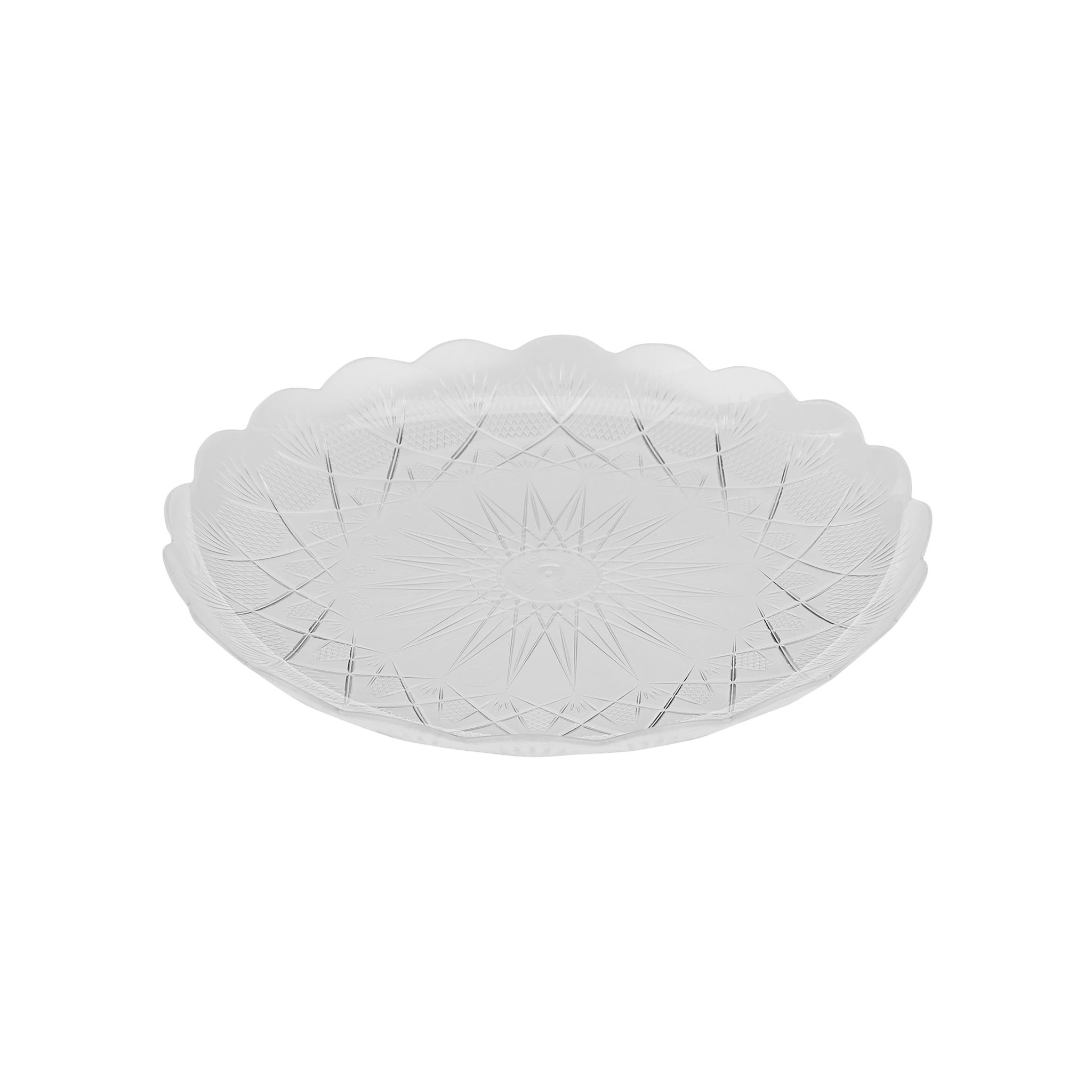 5 Pieces Round Crystal Plate - Hotpack Global