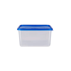 Clear Rectangular Heavy Duty Microwave Container with Color Lids - hotpackwebstore.com