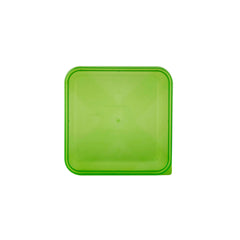 Clear Rectangular Heavy Duty Microwave Container with Color Lids - hotpackwebstore.com
