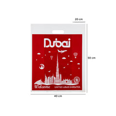 Welcome DXB Printed Plastic Carry Bag 1kg - Hotpack Global