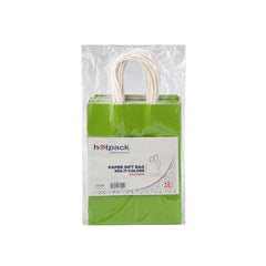 Green Gift Paper Bag Twisted Handle - hotpackwebstore.com