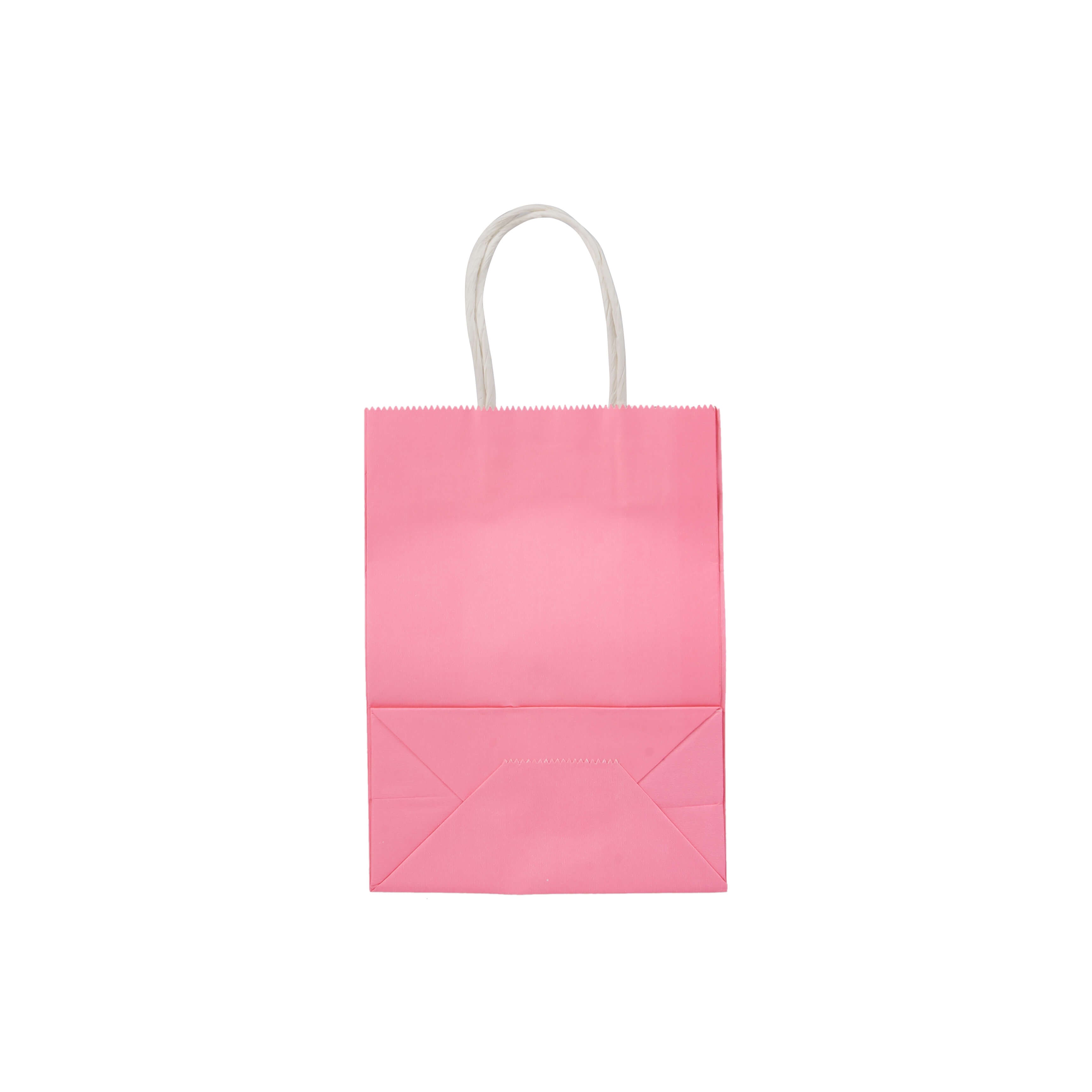 Pink Gift Paper Bag Twisted Handle - hotpackwebstore.com