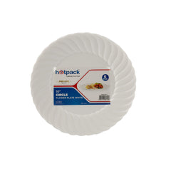Premium Circle Flower Plate 6 Pieces - Hotpack Global