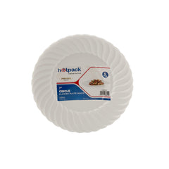 Premium Circle Flower Plate 6 Pieces - Hotpack Global