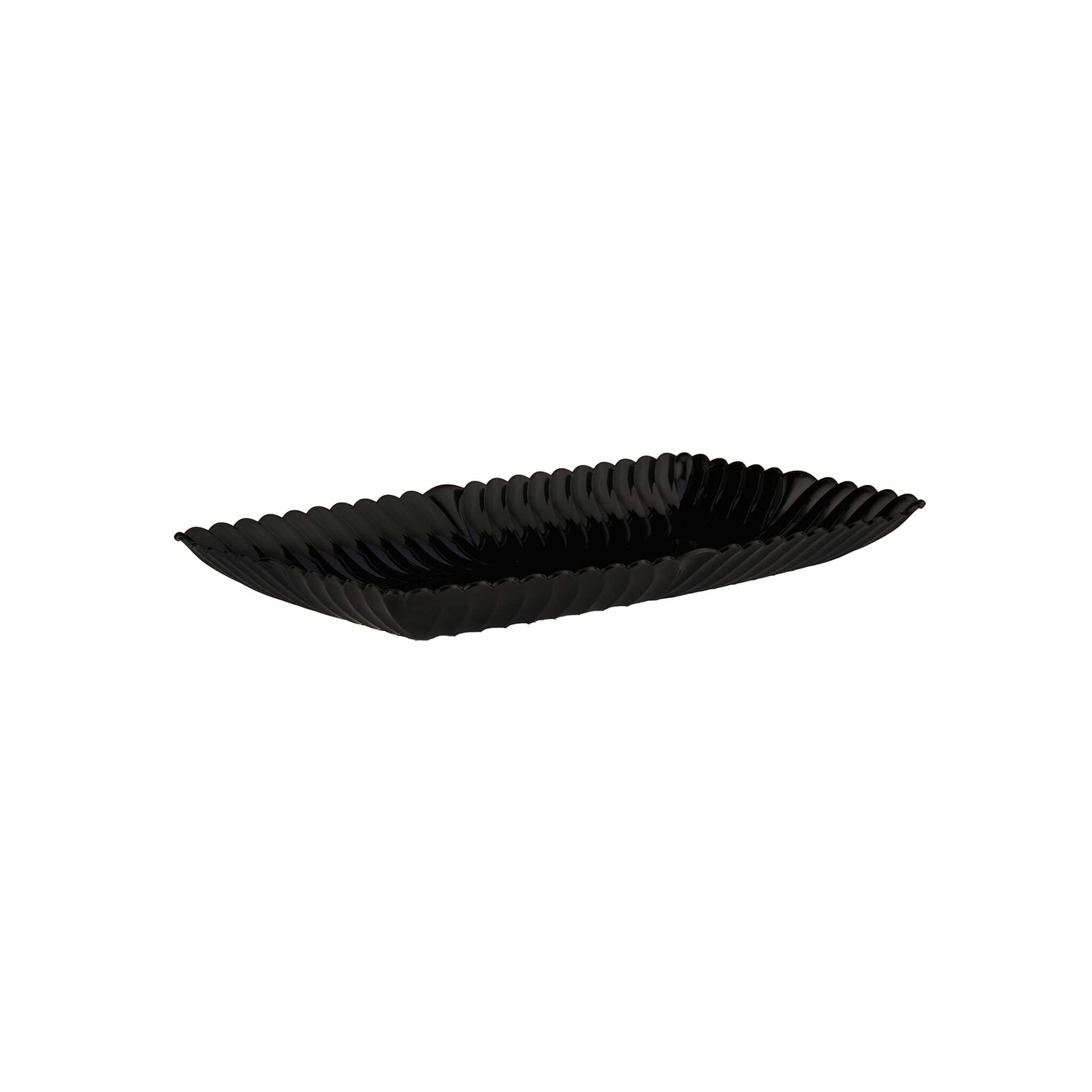 Rectangle Flower Plate black EID premium palte - Hotpack Global