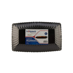 Premium Rectangle Flower Plate 4 Pieces - Hotpack Global