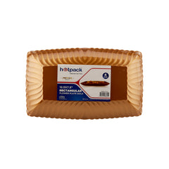 Premium Rectangle Flower Plate 4 Pieces - Hotpack Global