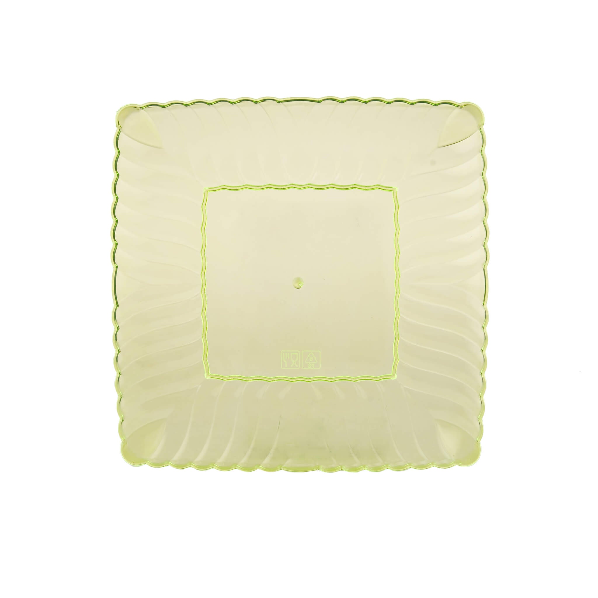 Premium Square Flower Plate - Hotpack Global