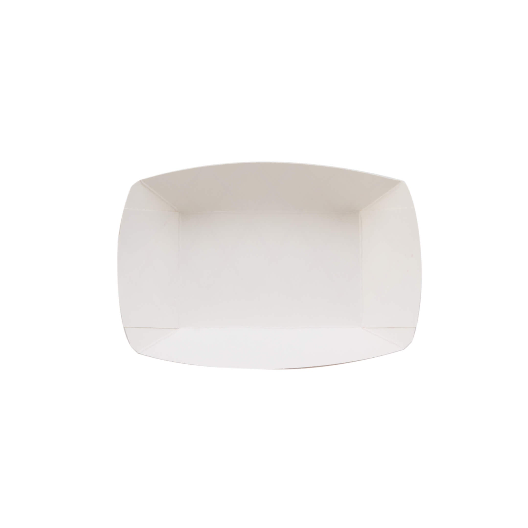 Red and White Boat Tray 1/2 lb #50 concession food - Hotpack Global