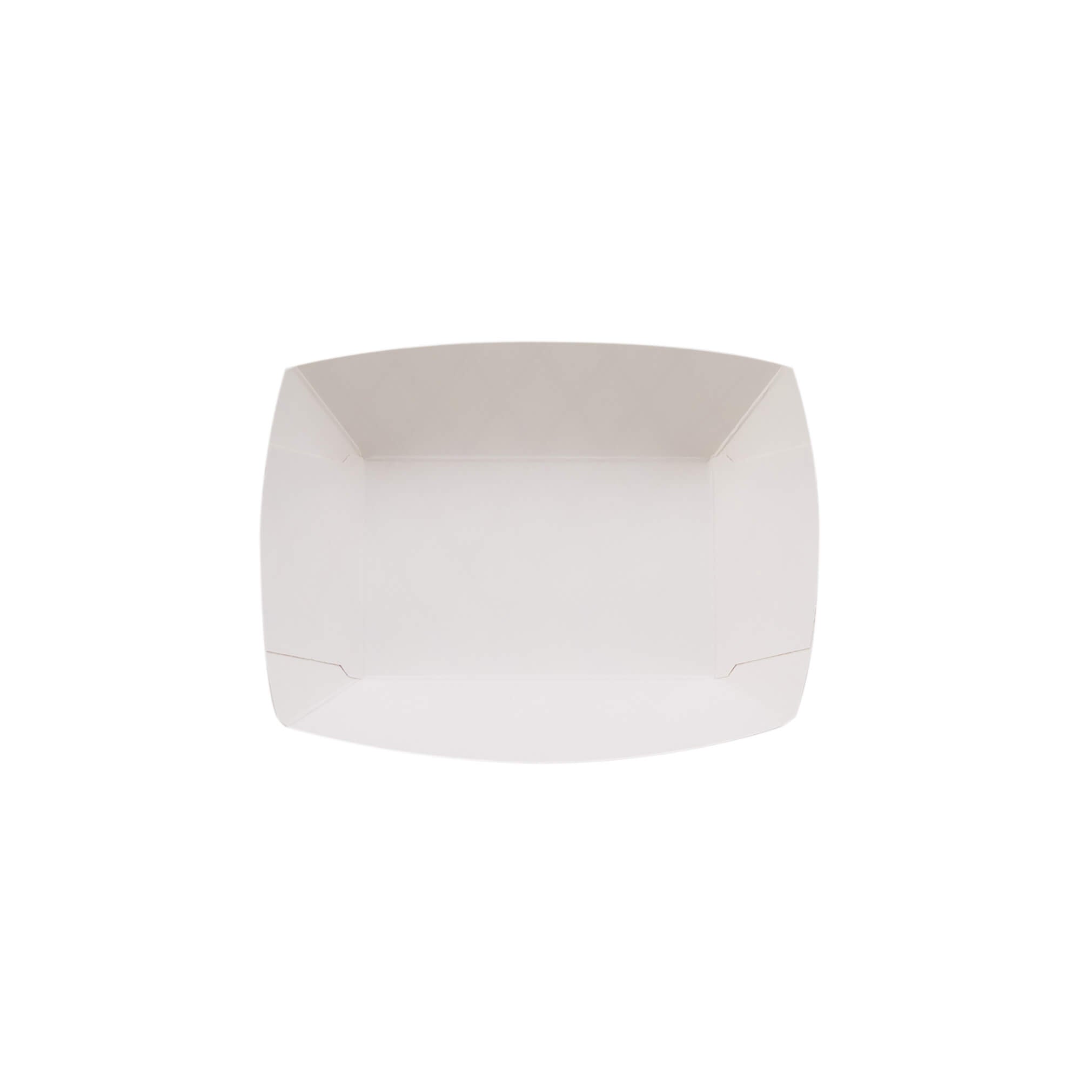 Red and White Boat Tray 2 lb #200 food truck packaging - Hotpack Global