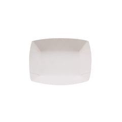 Red and White Boat Tray 2 lb #200 food truck packaging - Hotpack Global