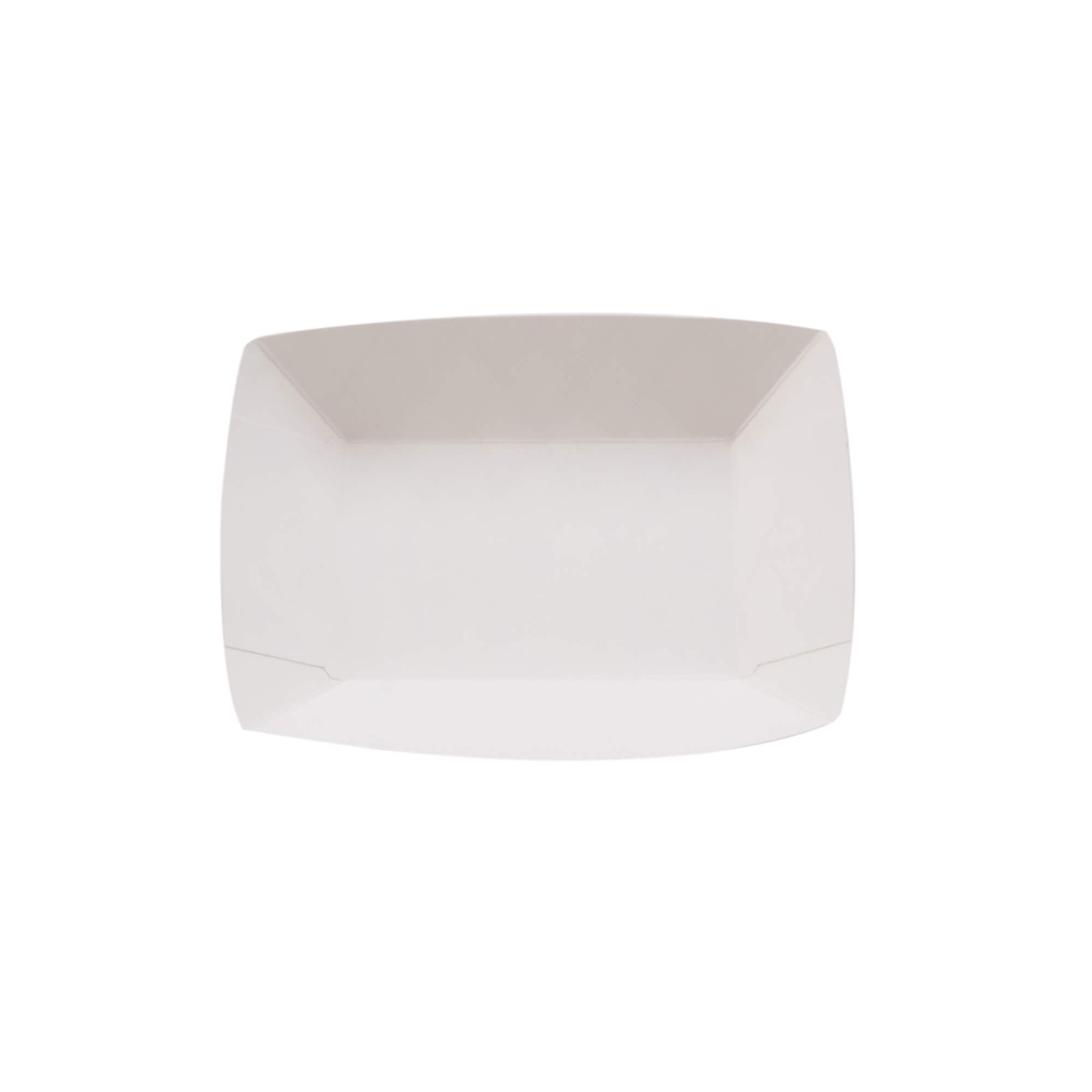 Red and White Boat Tray 3 lb #300 for food trucks - Hotpack Global