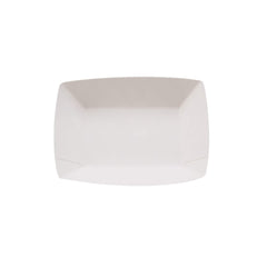 Red and White Boat Tray 3 lb #300 for food trucks - Hotpack Global