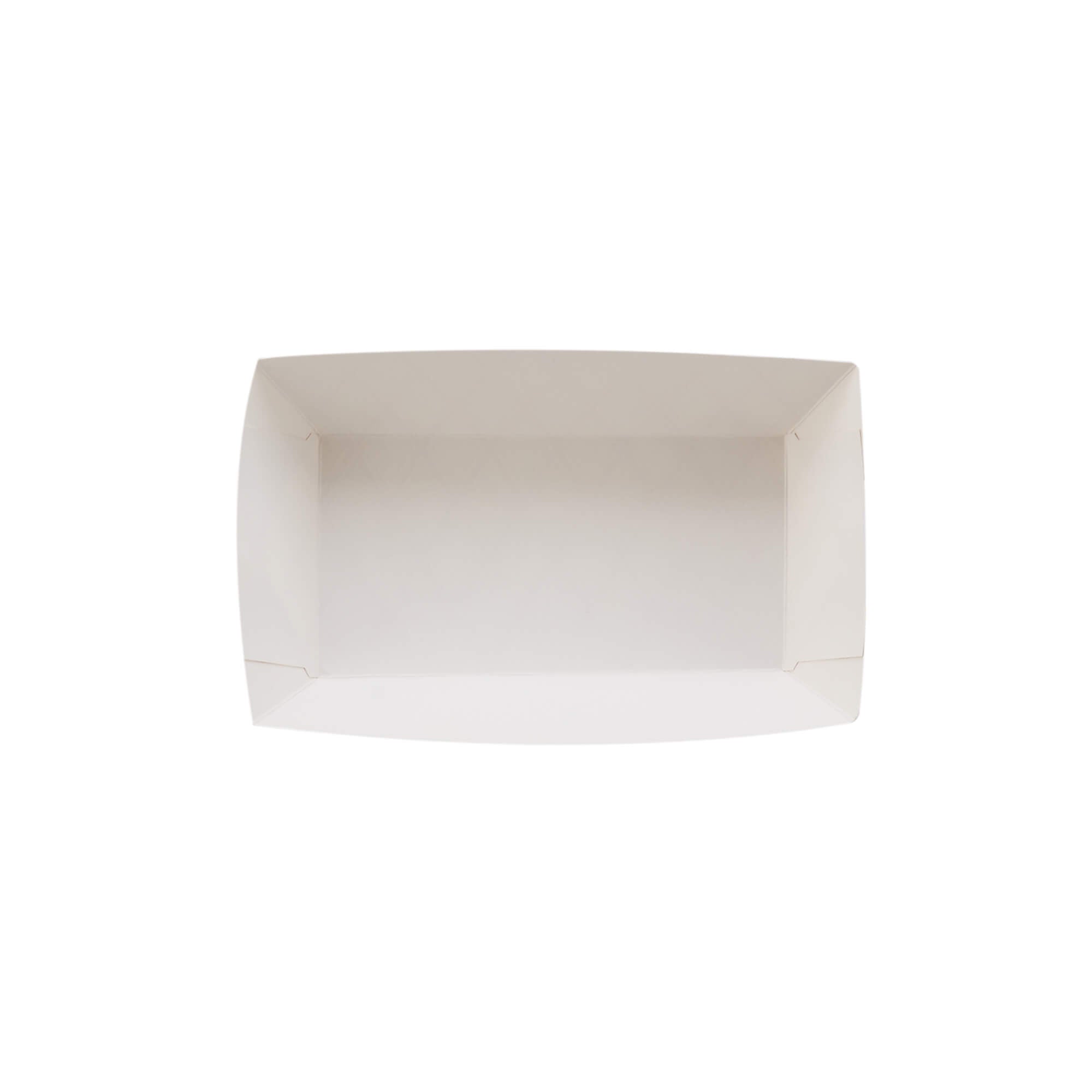 Red and White Boat Tray 5 lb #500 - Hotpack Global