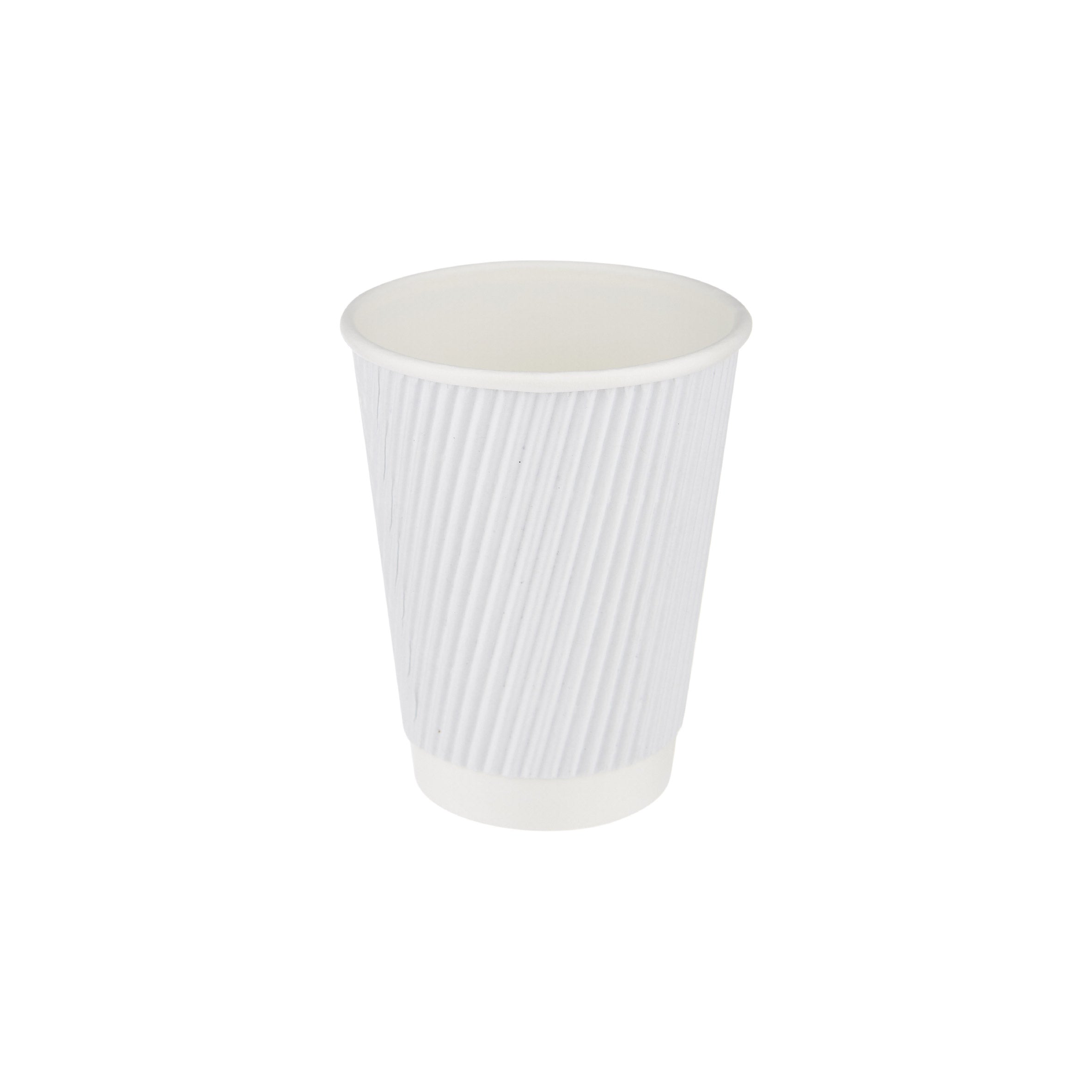 White Ripple Paper Cups - Hotpack UAE